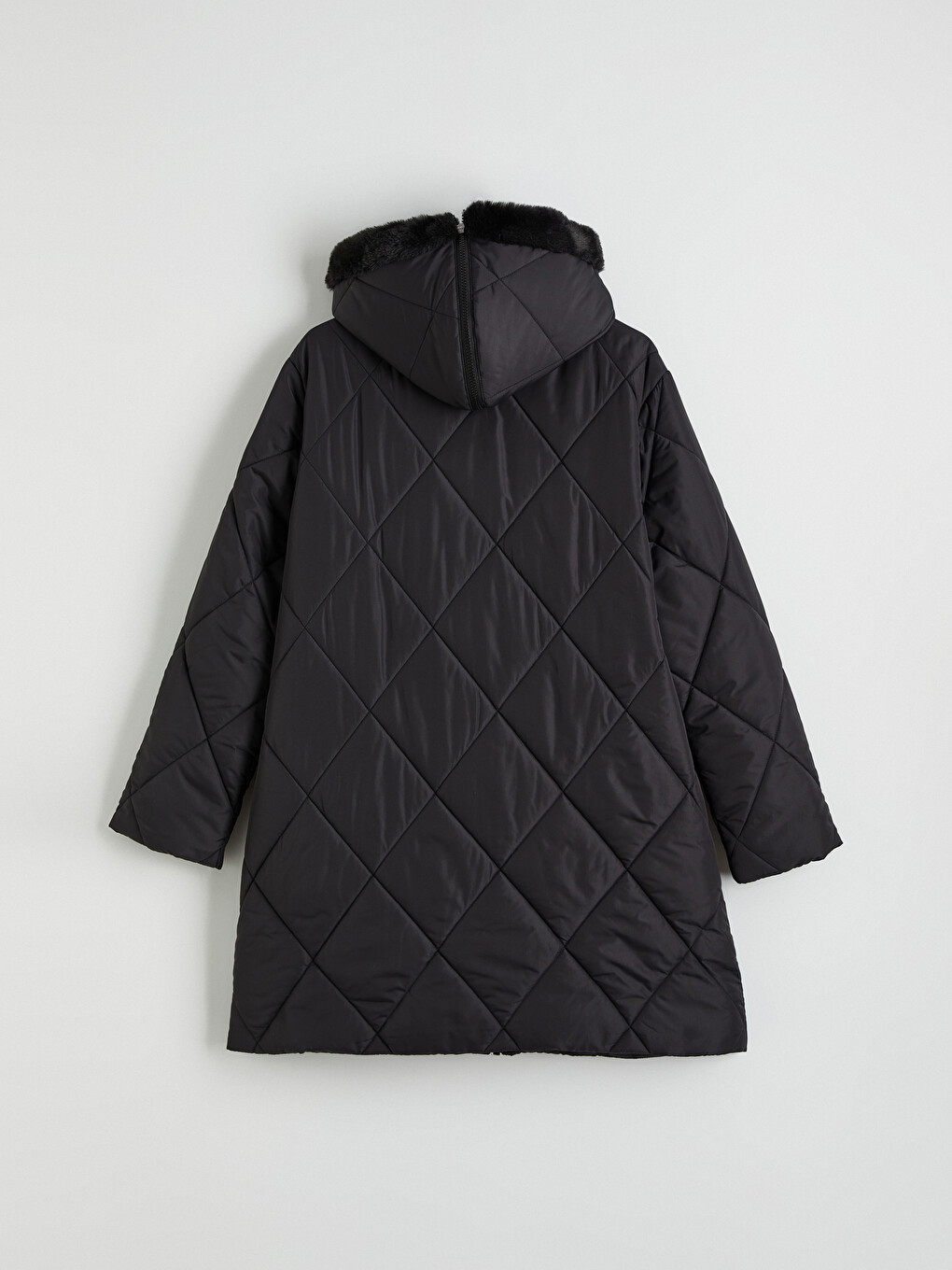 Hooded Women's Puffer Coat-11