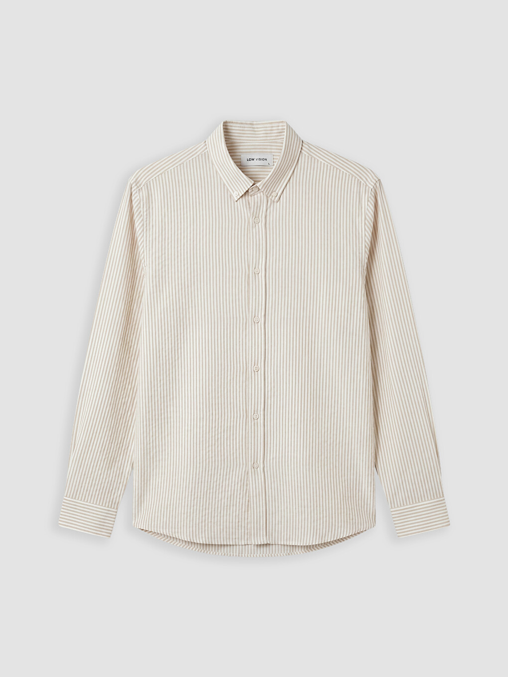 Slim Fit Striped Dobby Men's Shirt-4