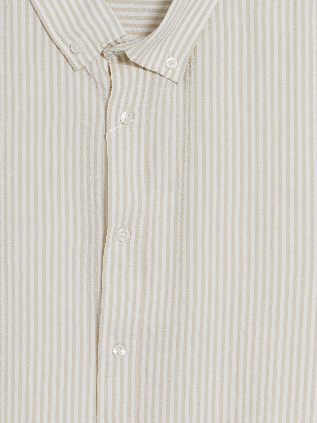Slim Fit Striped Dobby Men's Shirt-6