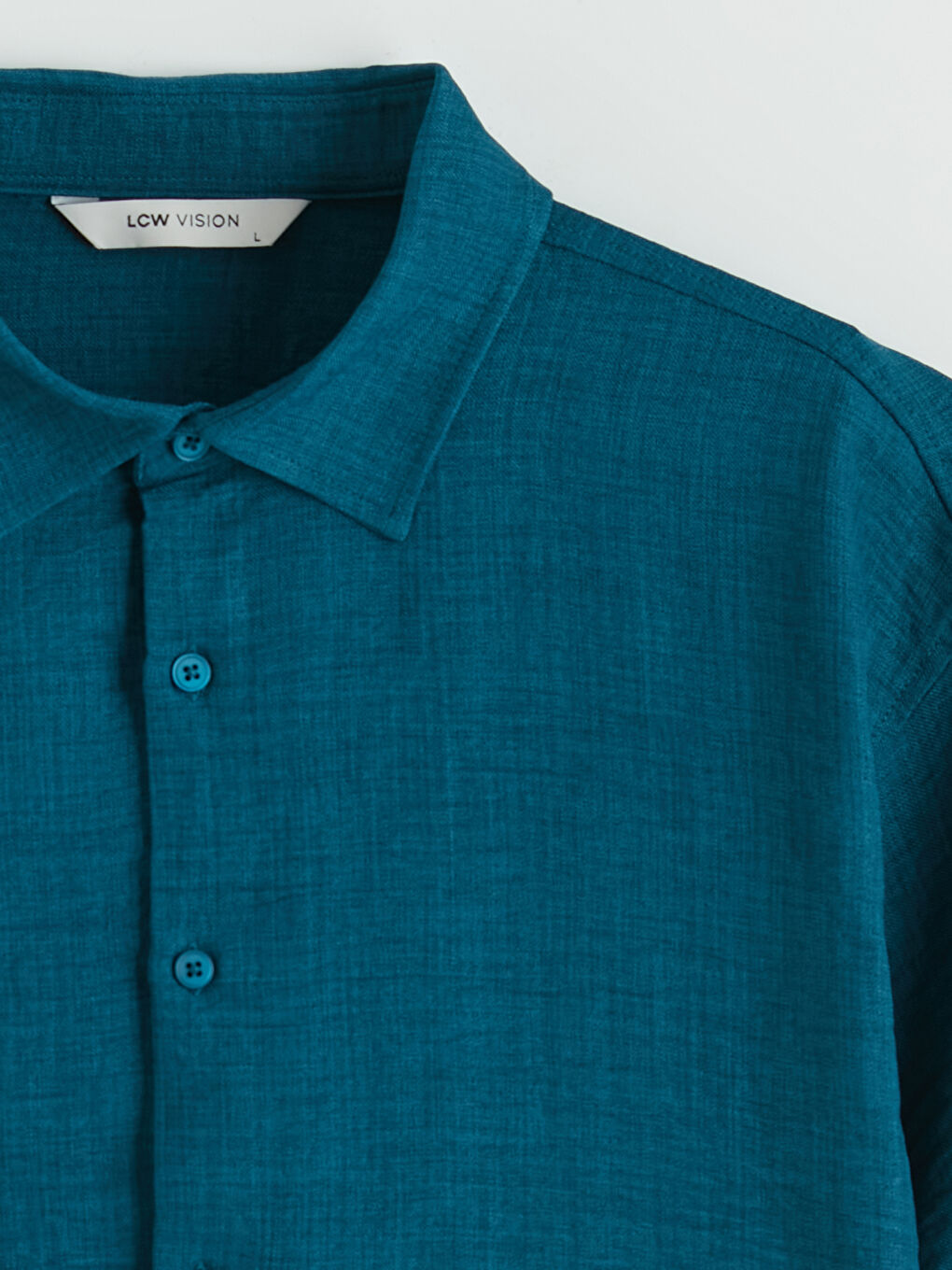 Petrol Regular Fit Erkek Gömlek-1