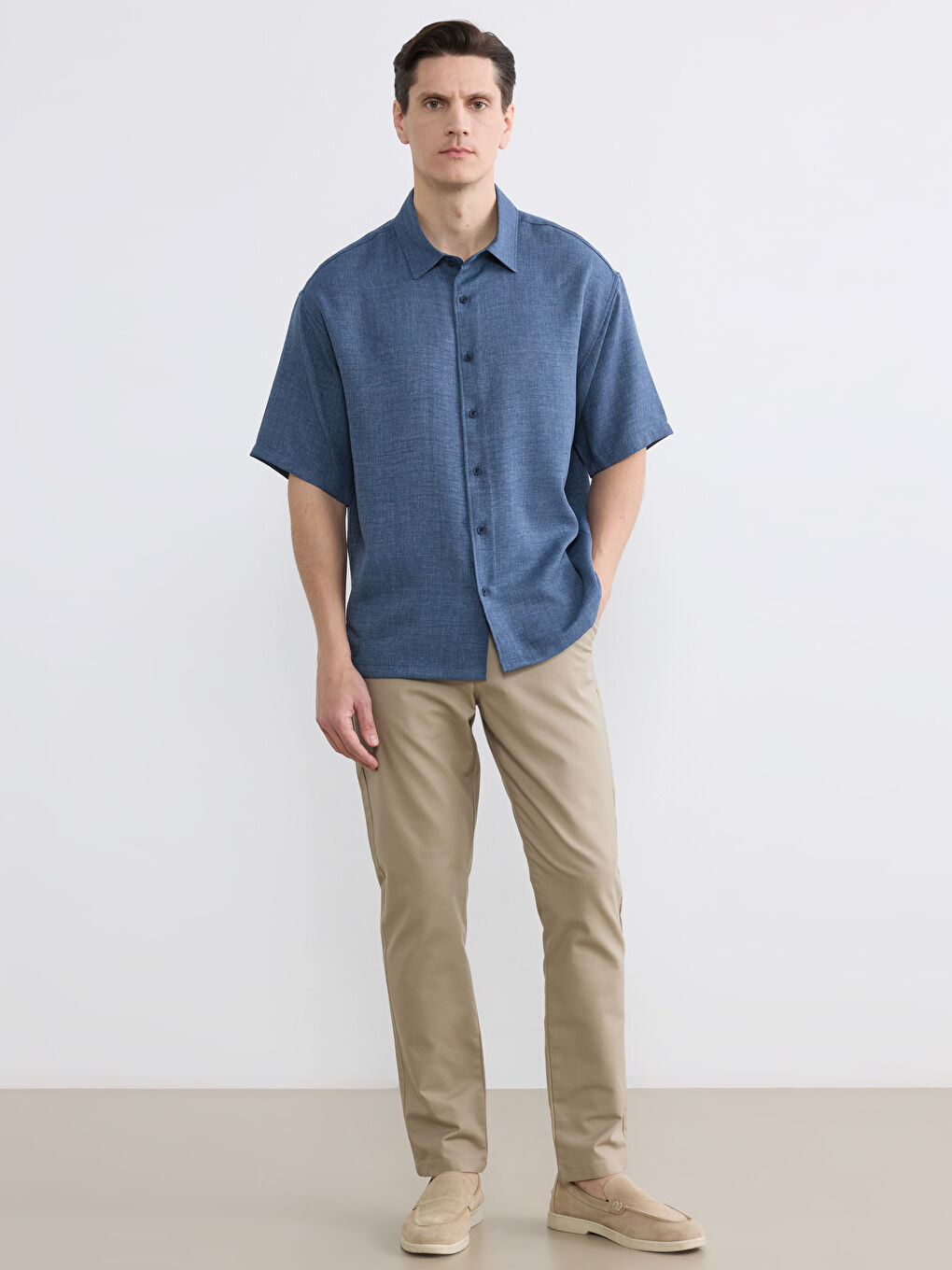 Man INDIGO Shirt-1