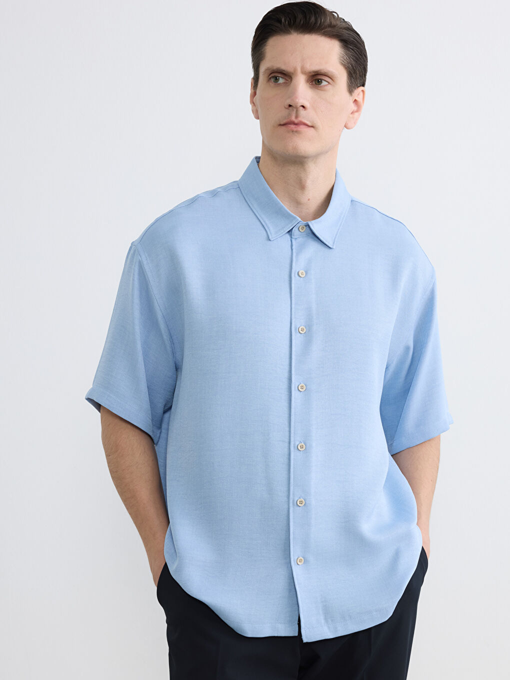 Man BLUE Shirt
