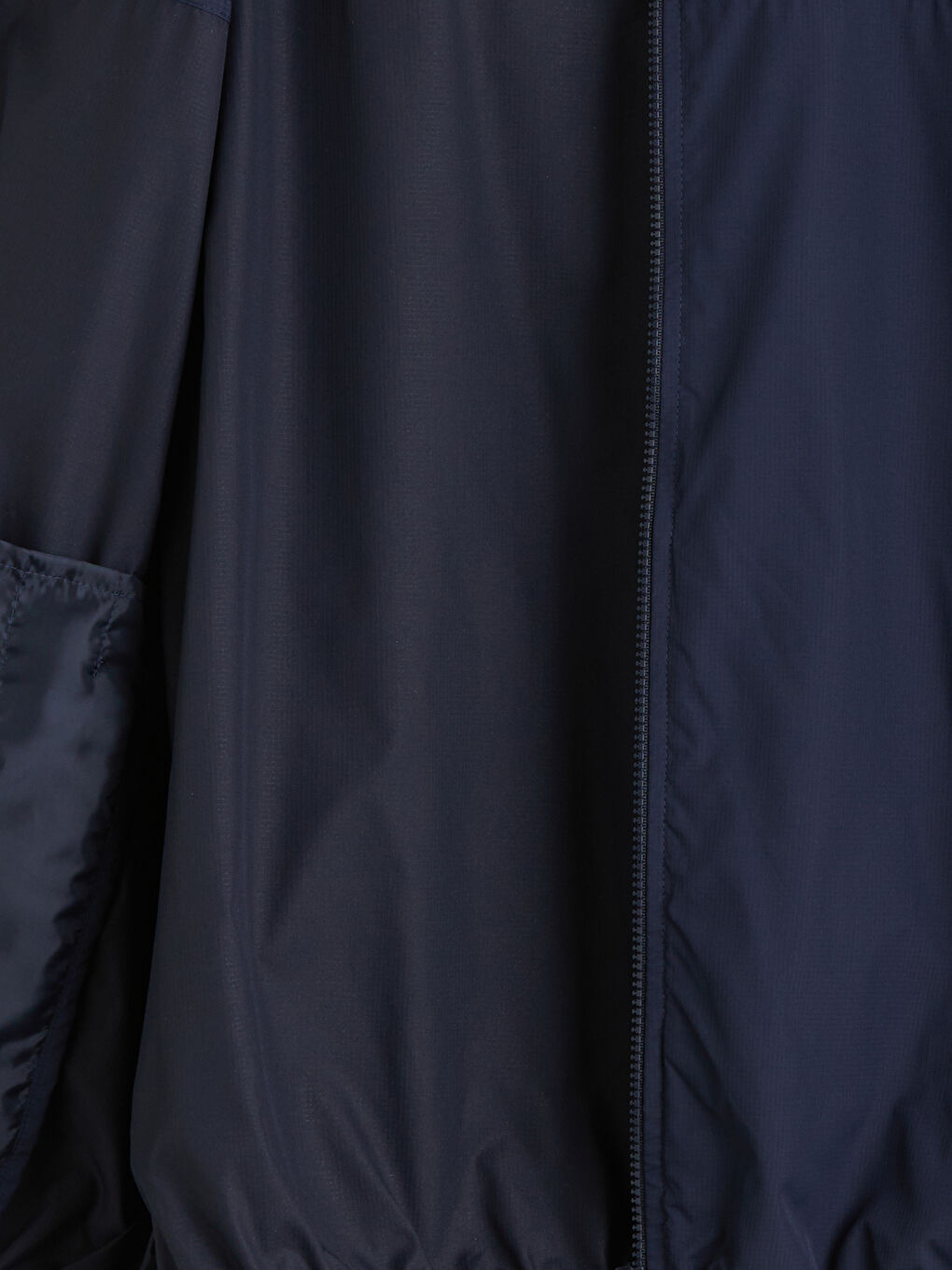 Lacivert Standart Kalıp Kapüşonlu Erkek Yağmurluk-6