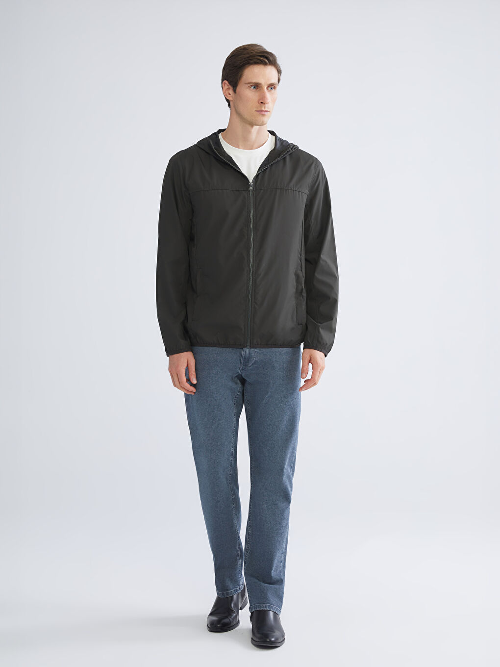 Men's Regular Fit Raincoat-1