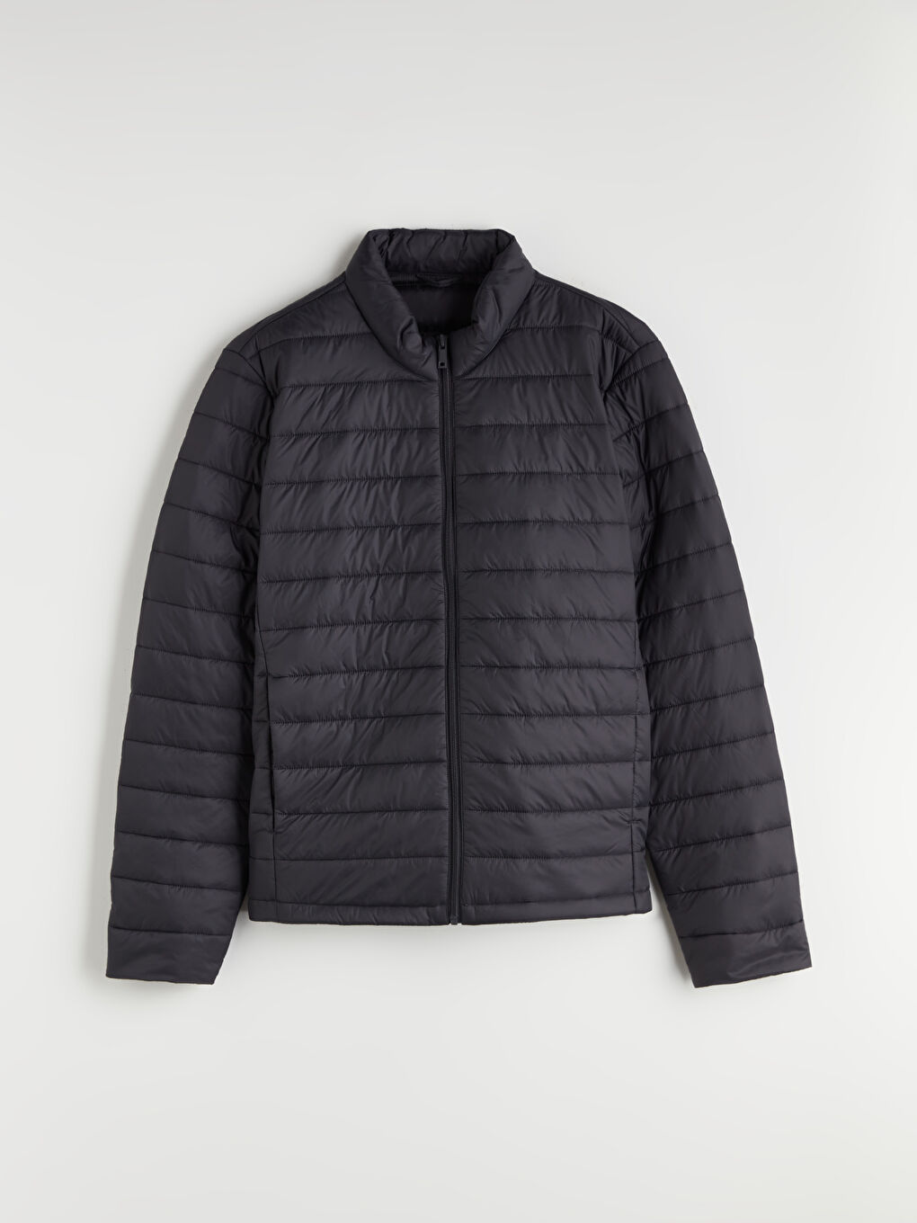 Standard Fit Funnel Neck Men's Puffer Coat-5
