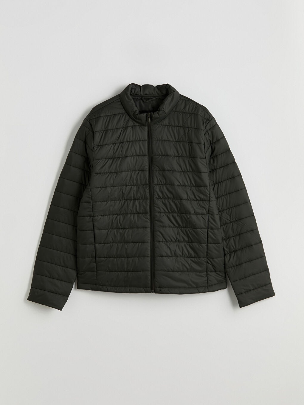 Standard Fit Funnel Neck Men's Puffer Coat-5