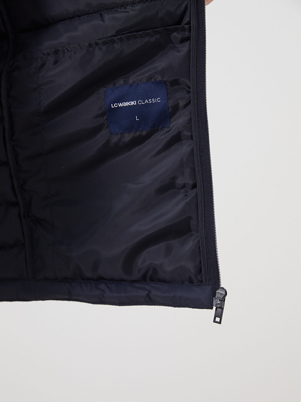 Slim Fit Funnel Neck Men's Puffer Gilet-4