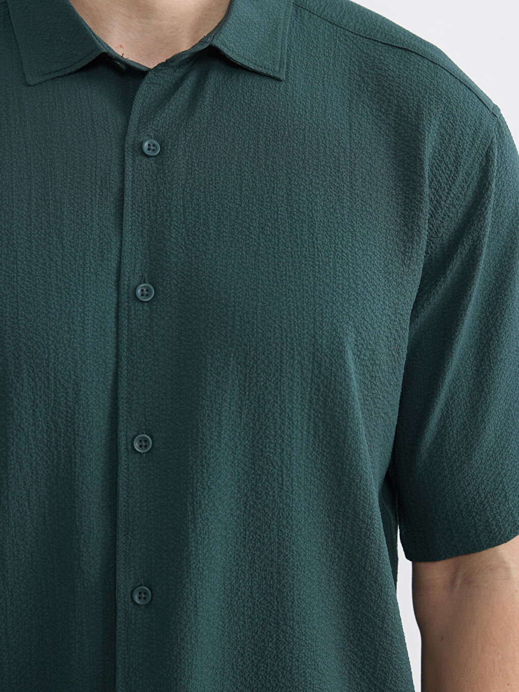 Regular Fit Kısa Kollu Erkek Gömlek-2