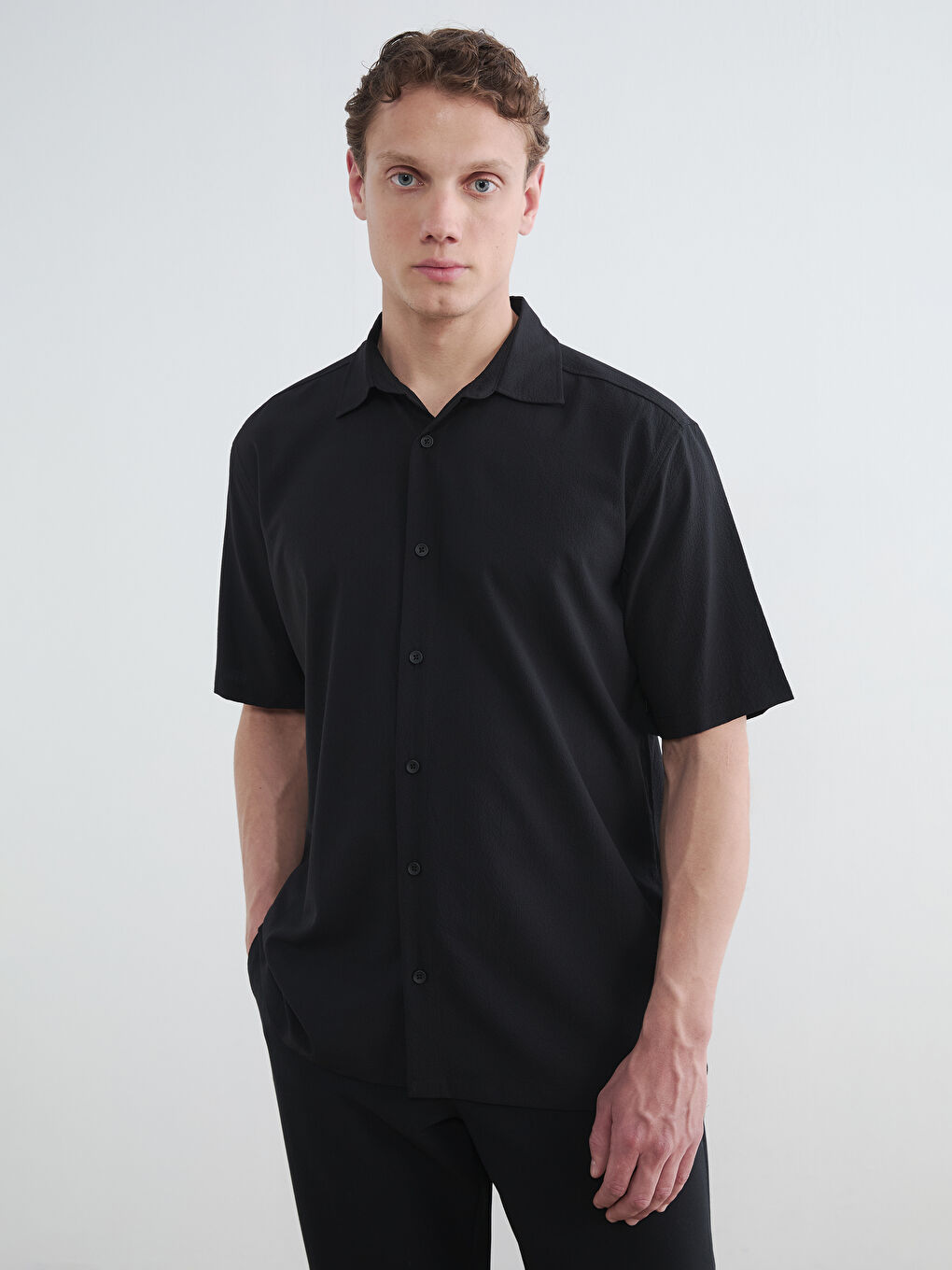 Regular Fit Kısa Kollu Erkek Gömlek