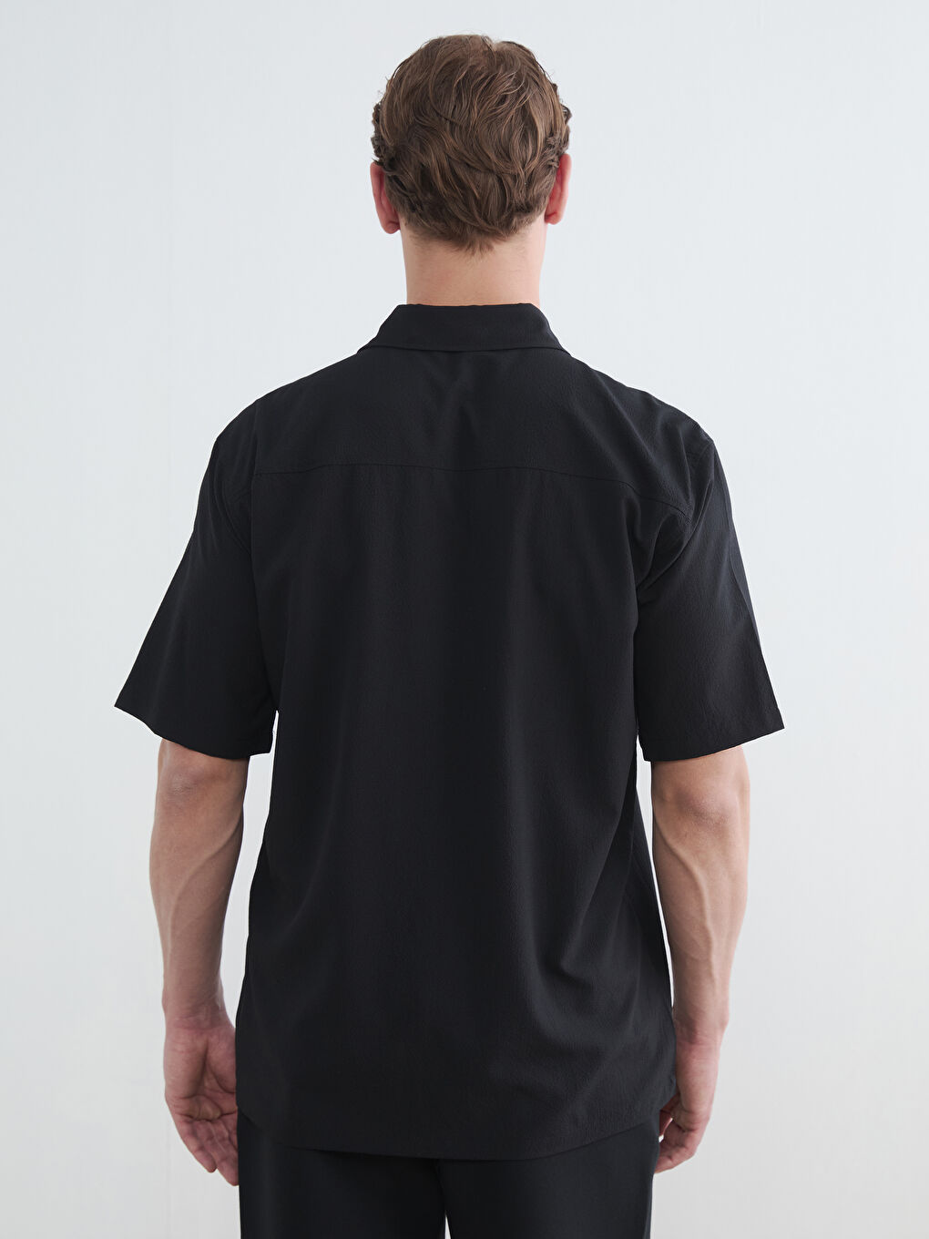 Regular Fit Kısa Kollu Erkek Gömlek-7