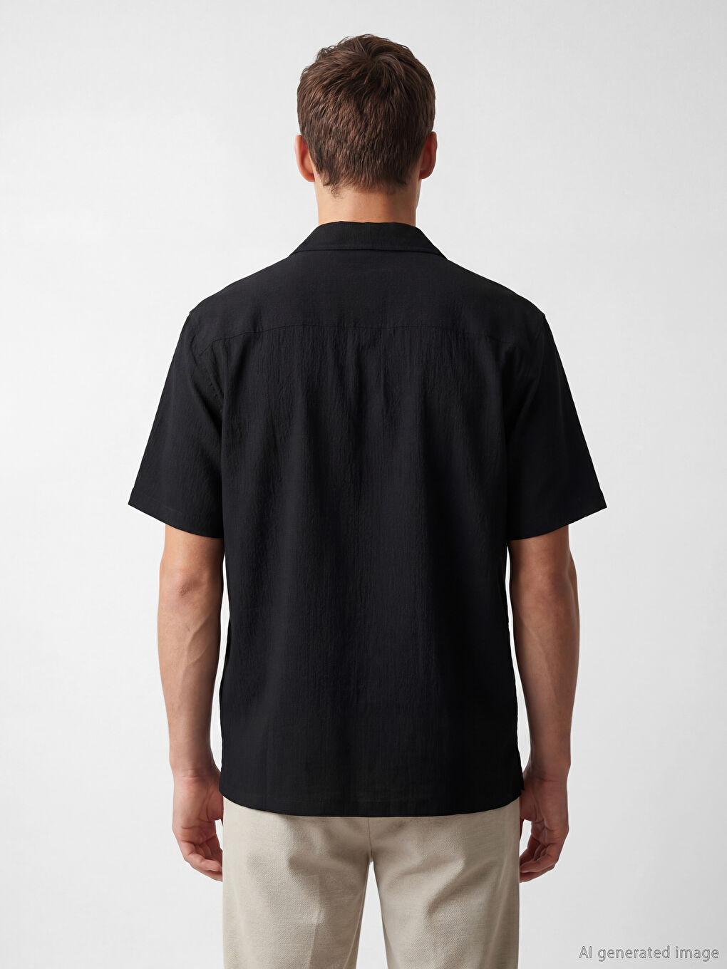 Regular Fit Kısa Kollu Erkek Gömlek-6