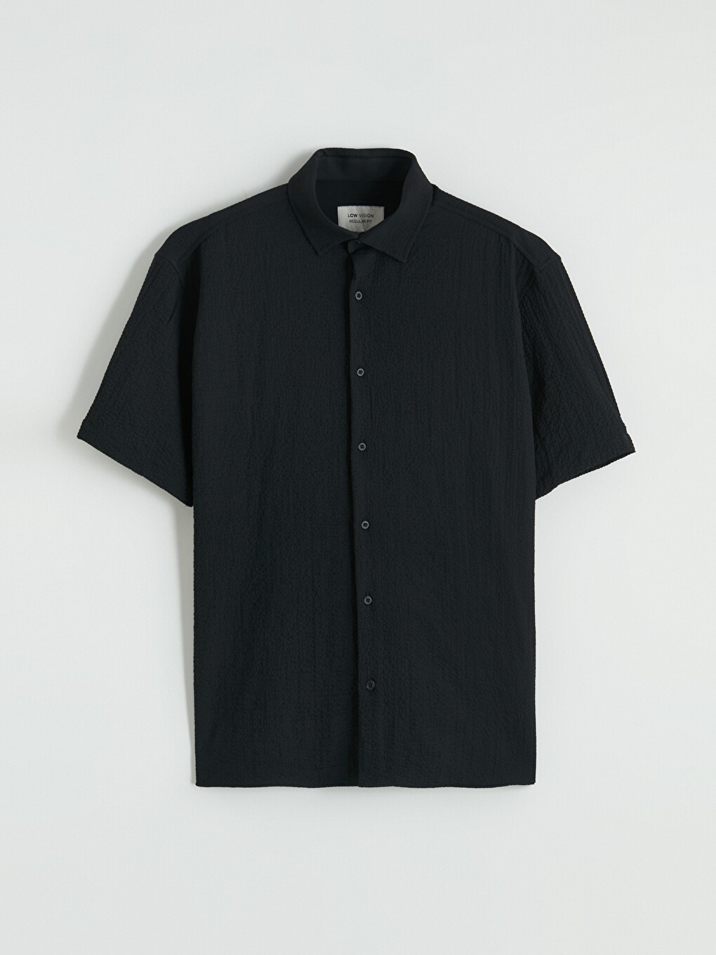Men's Regular Fit Short Sleeve Shirt-4