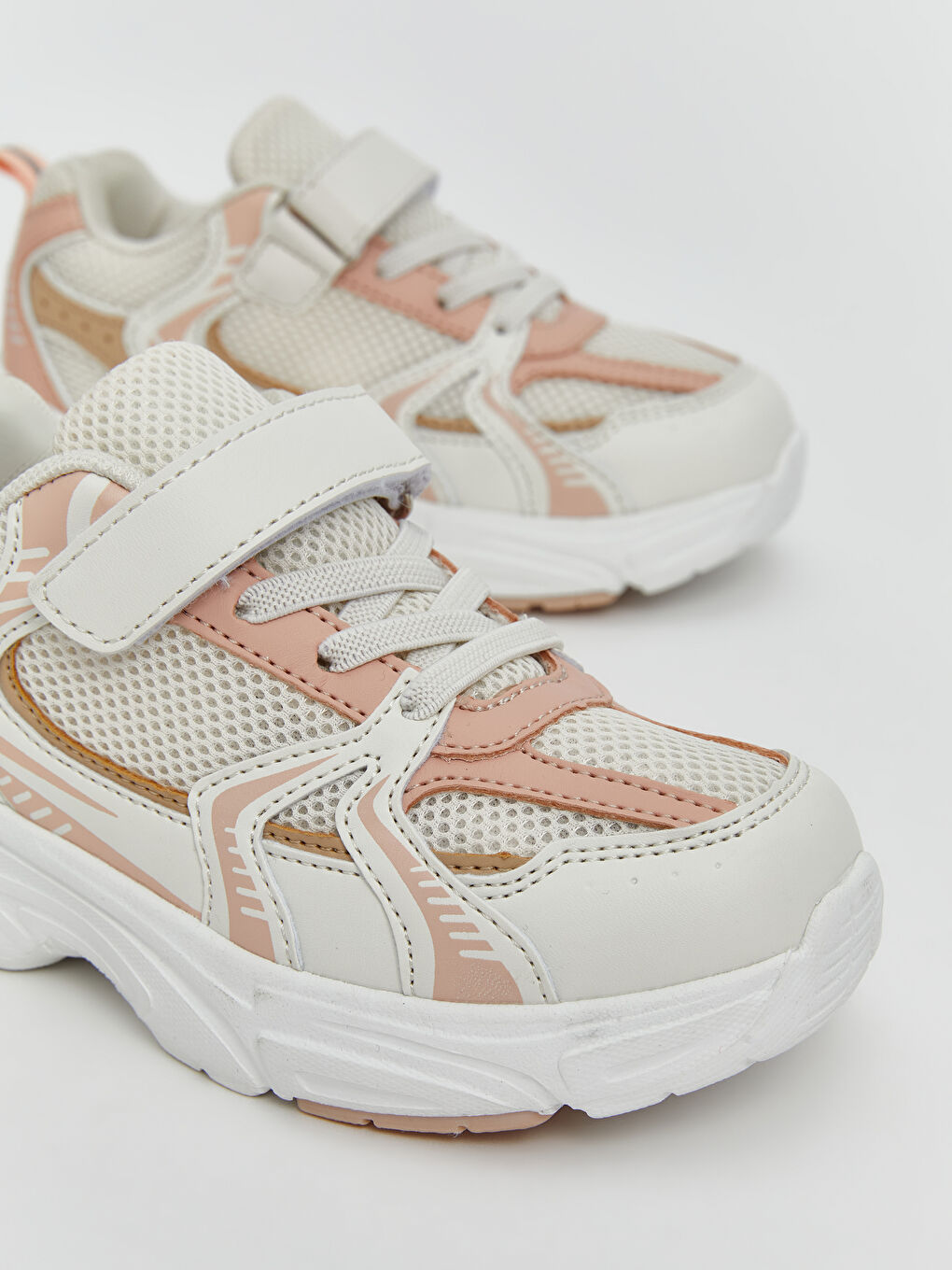LCW STEPS Baby Girls' Sneakers with Laces & Hook-and-Loop -S60112Z1-FEF
