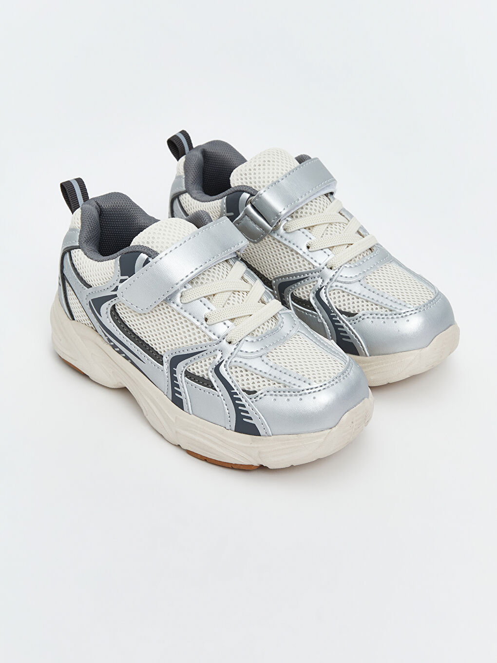 Baby Girls' Sneakers with Laces & Hook-and-Loop