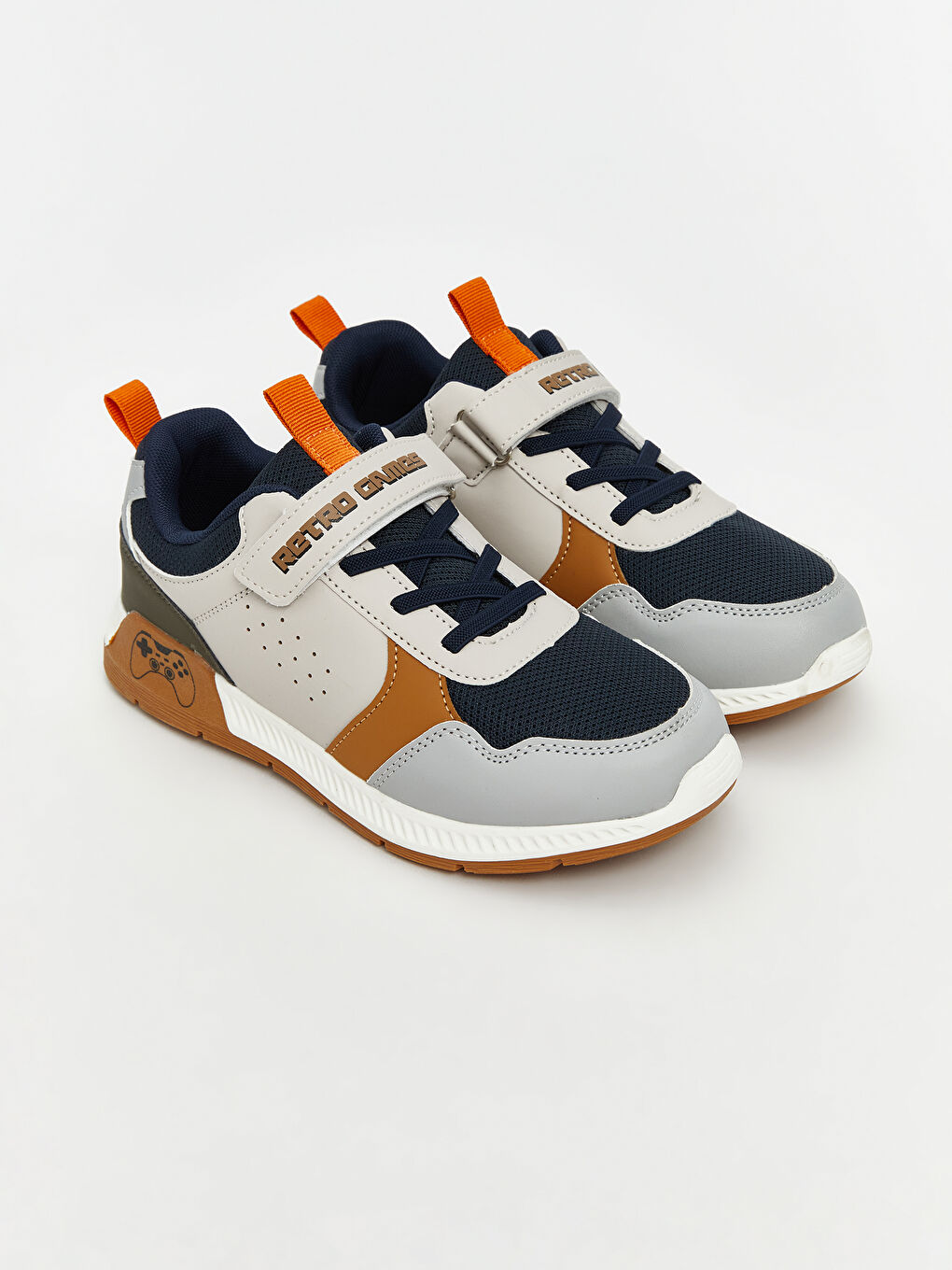 LCW STEPS Laces & Hook-and-Loop Boys' Sneakers -S60119Z4-CR8