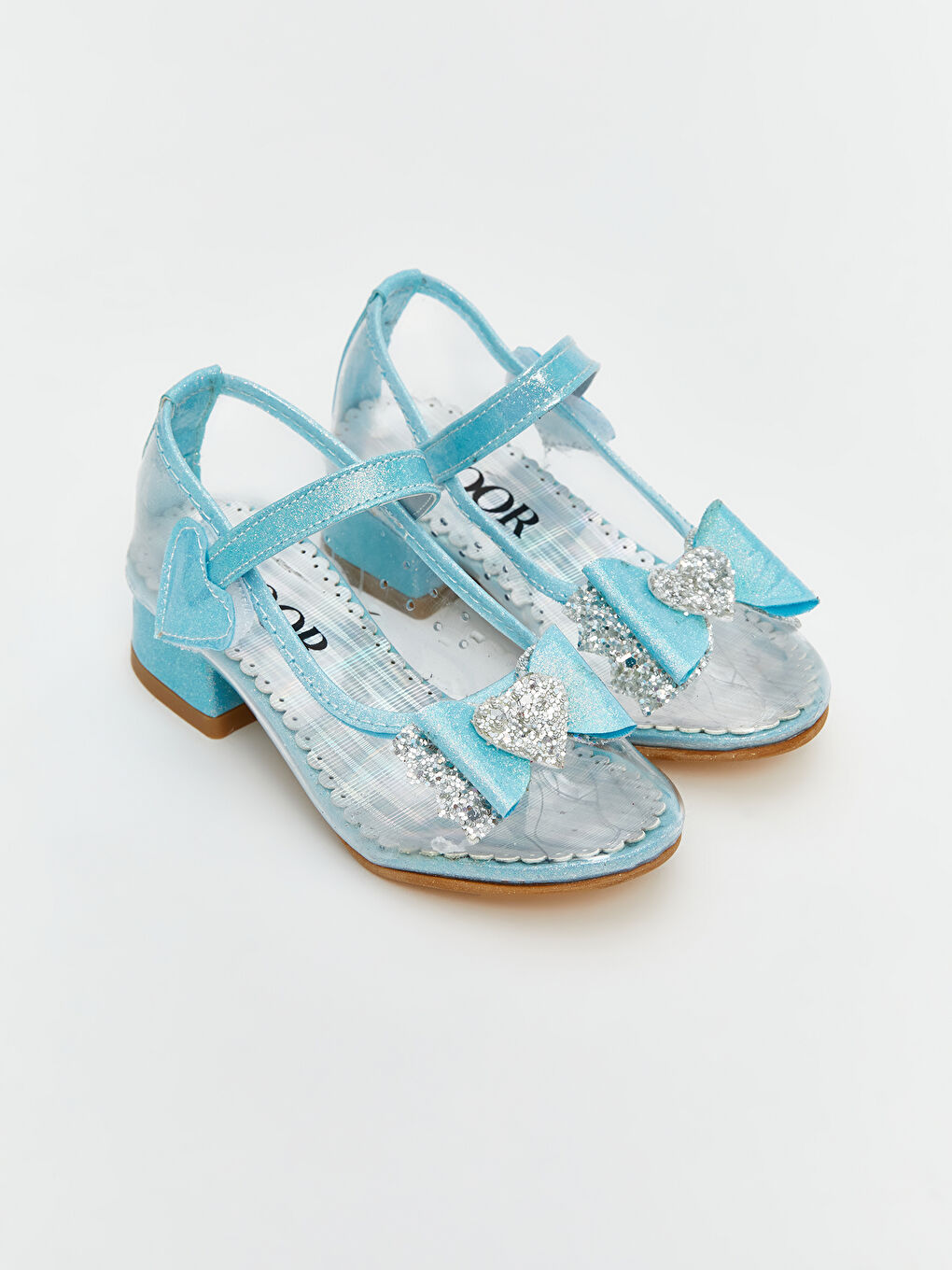 Turkuaz Taşlı Kız Bebek Babet