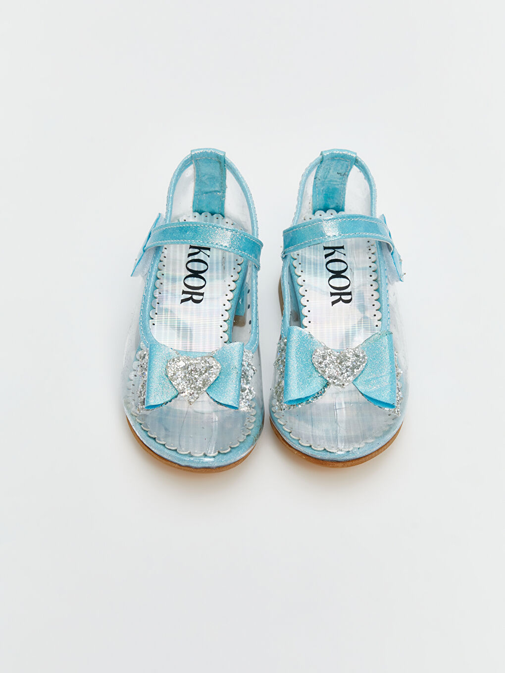 Turkuaz Taşlı Kız Bebek Babet-2