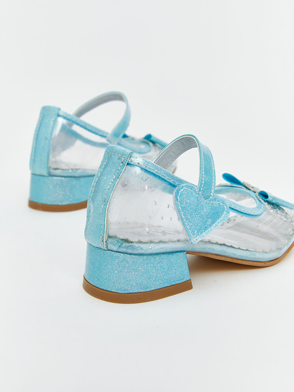 Turkuaz Taşlı Kız Bebek Babet-4