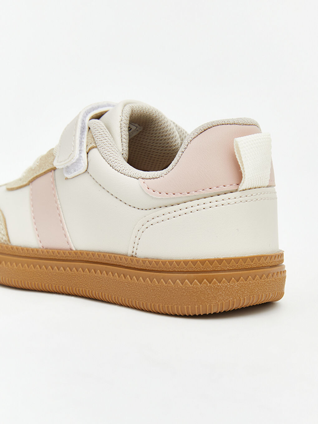 Bej Bağcık ve Cırt Cırtlı Kız Çocuk Spor Ayakkabı-4