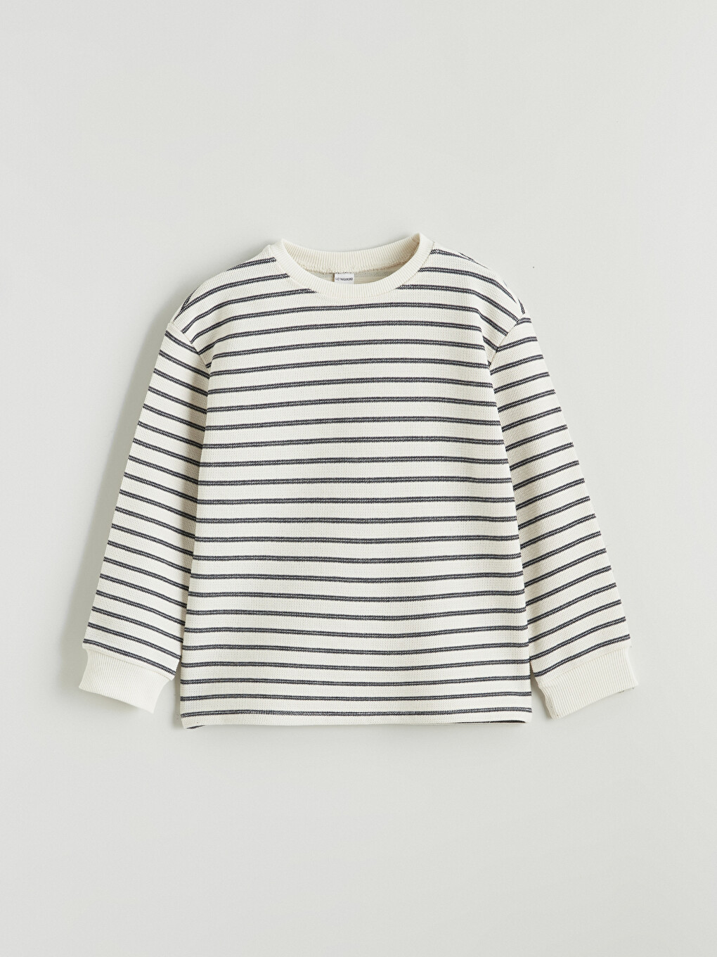 Crew Neck Striped Boys' T-shirt-3
