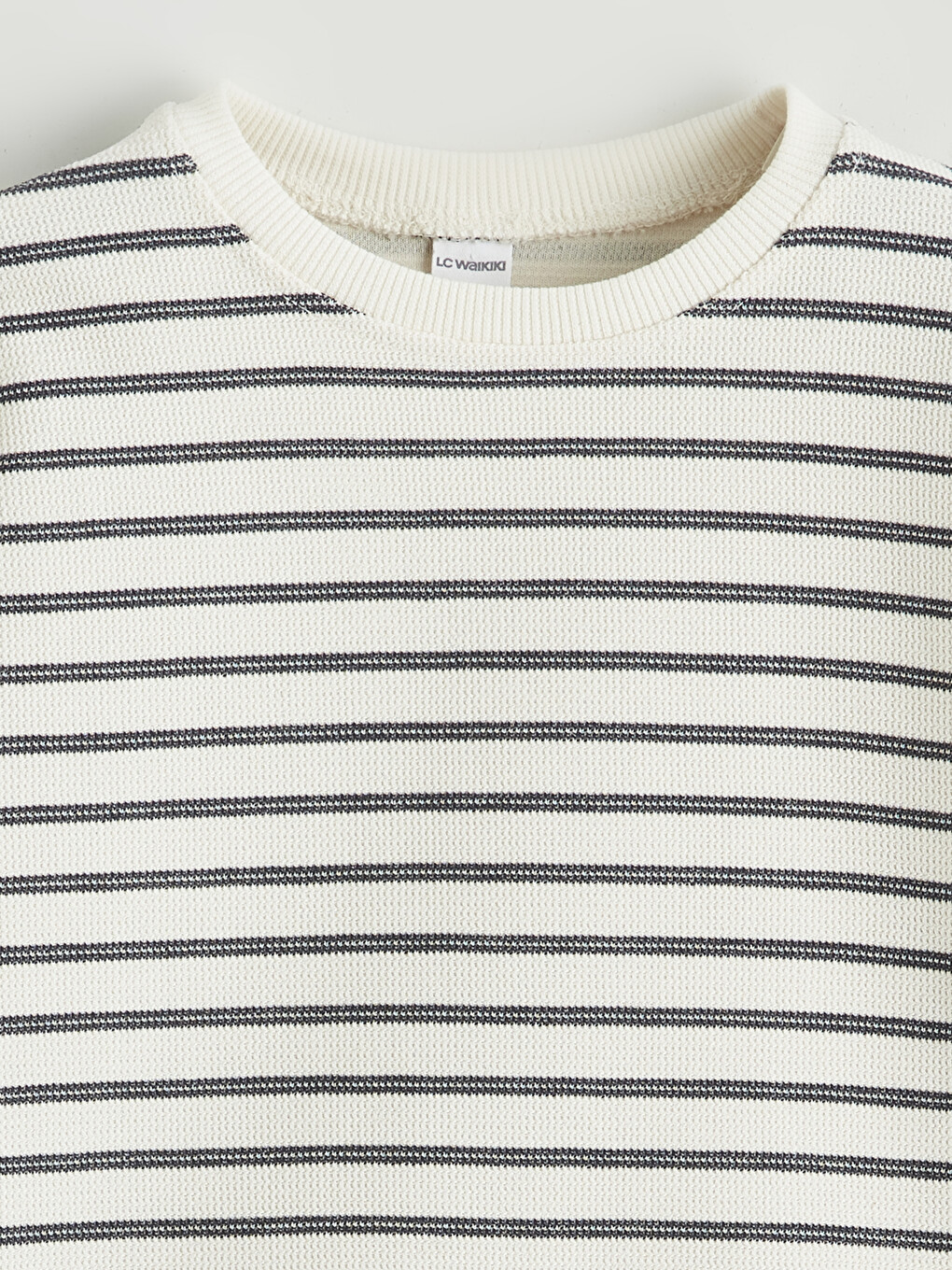 Crew Neck Striped Boys' T-shirt-4