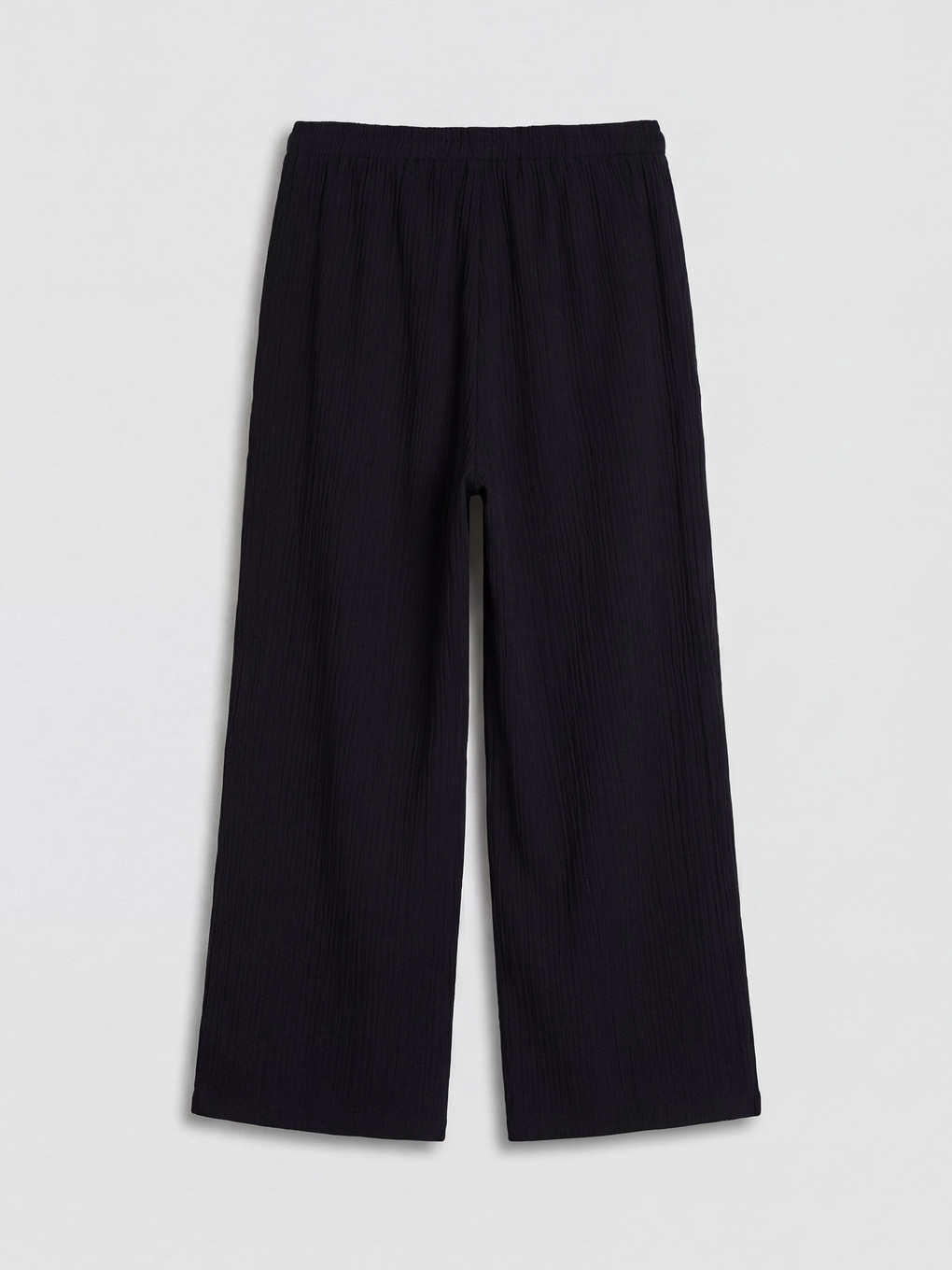 Elastic Waist Textured Women's Pants-4