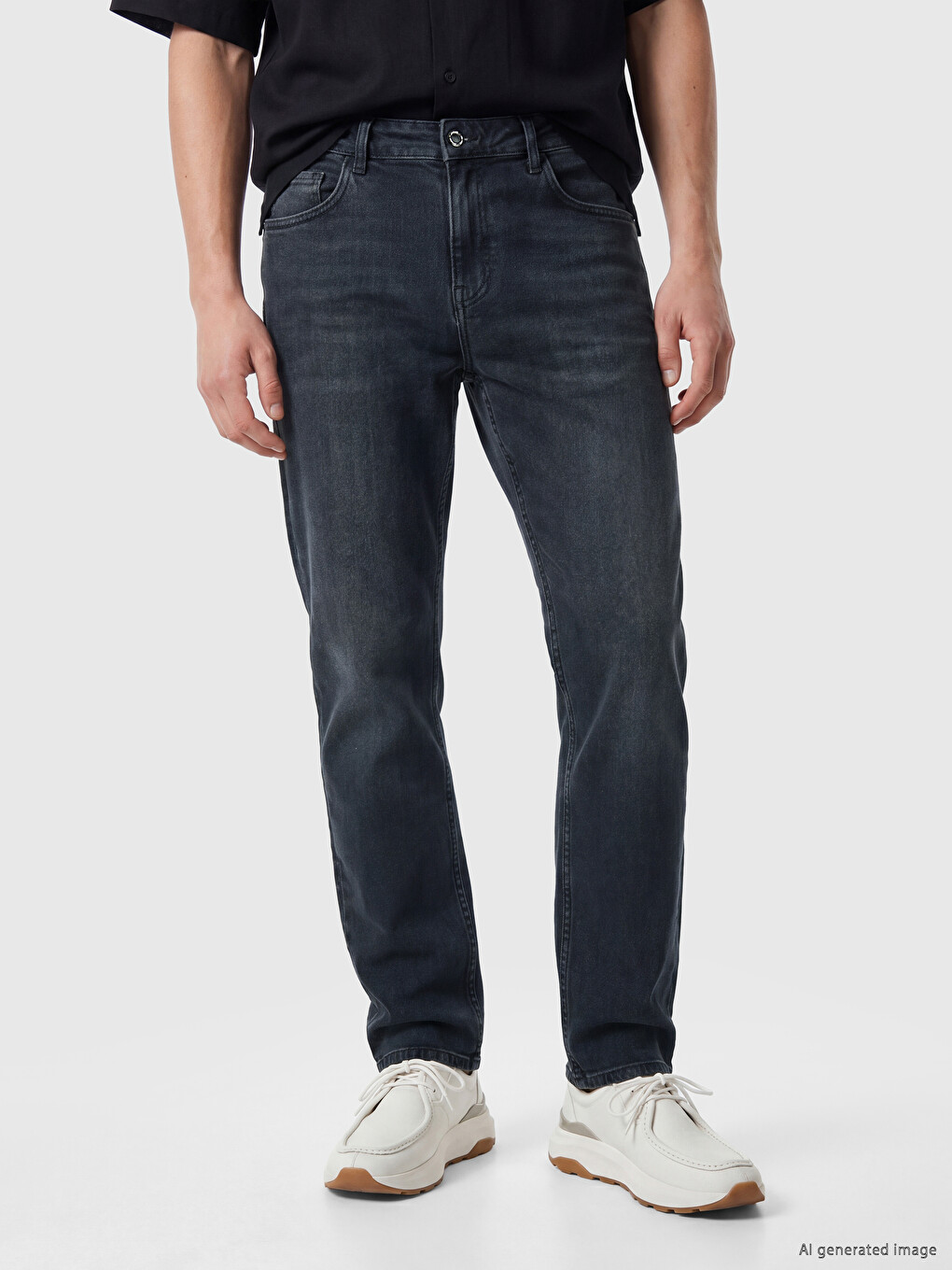 Antrasit 779 Regular Fit Erkek Jean Pantolon-1