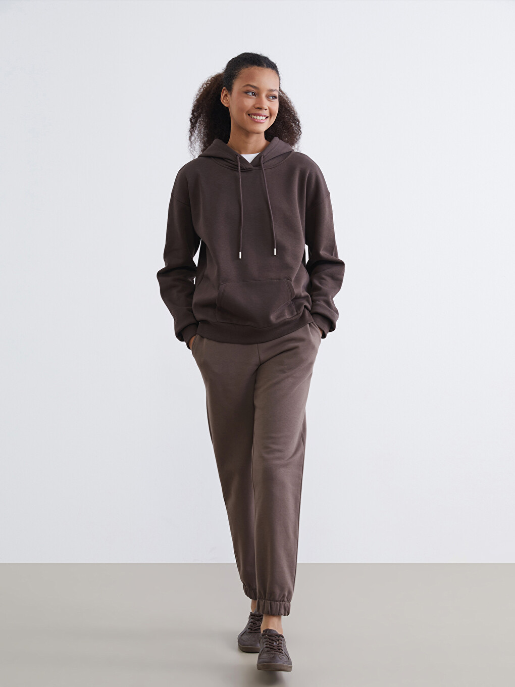 Elastic Waist Women's Thick Jogger Sweatpants
