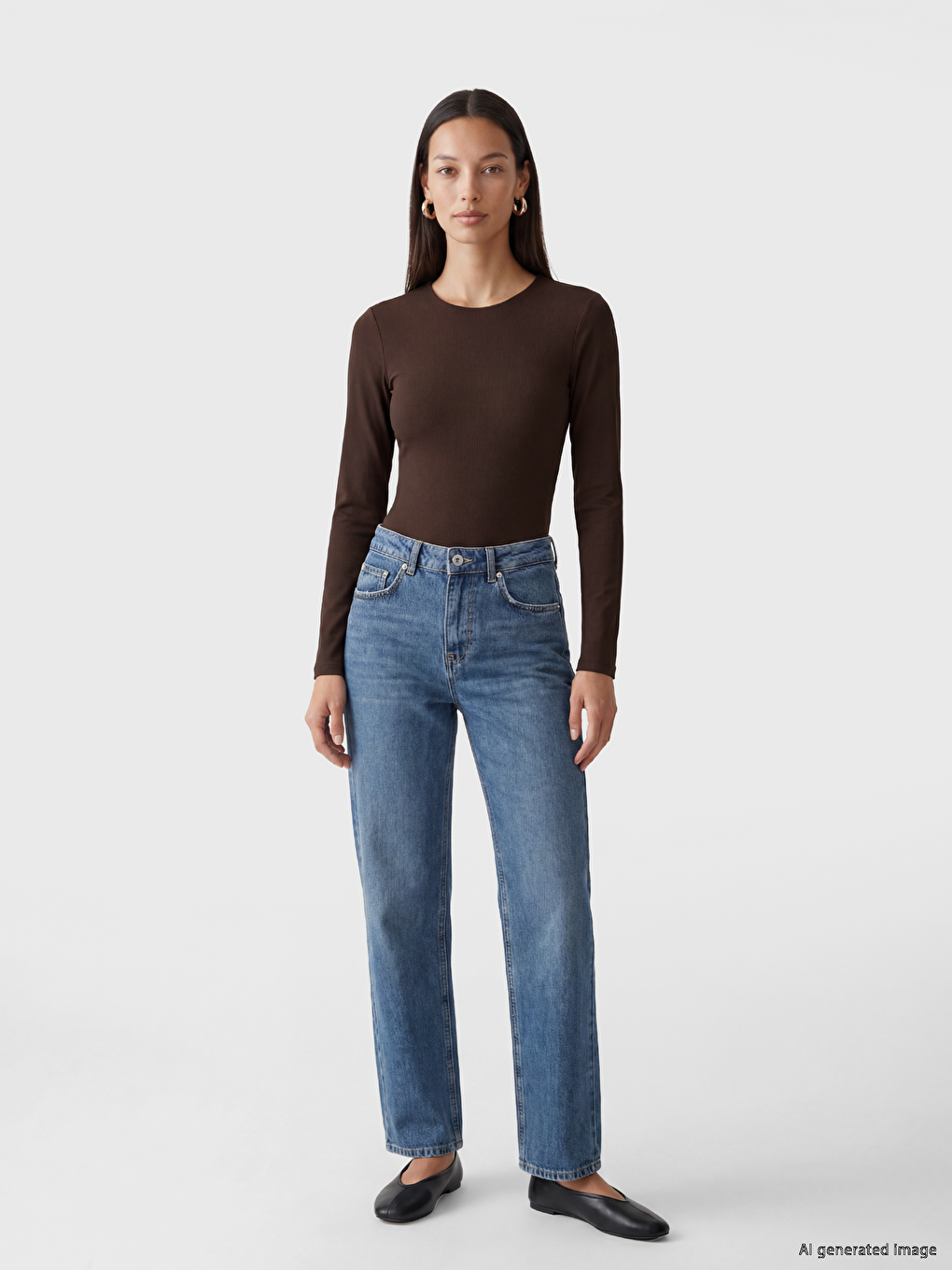 Crew Neck Women's Body-1