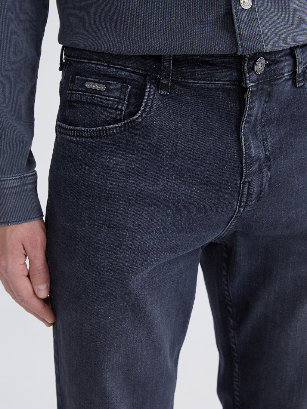 Antrasit 779 Regular Fit Erkek Jean Pantolon-3