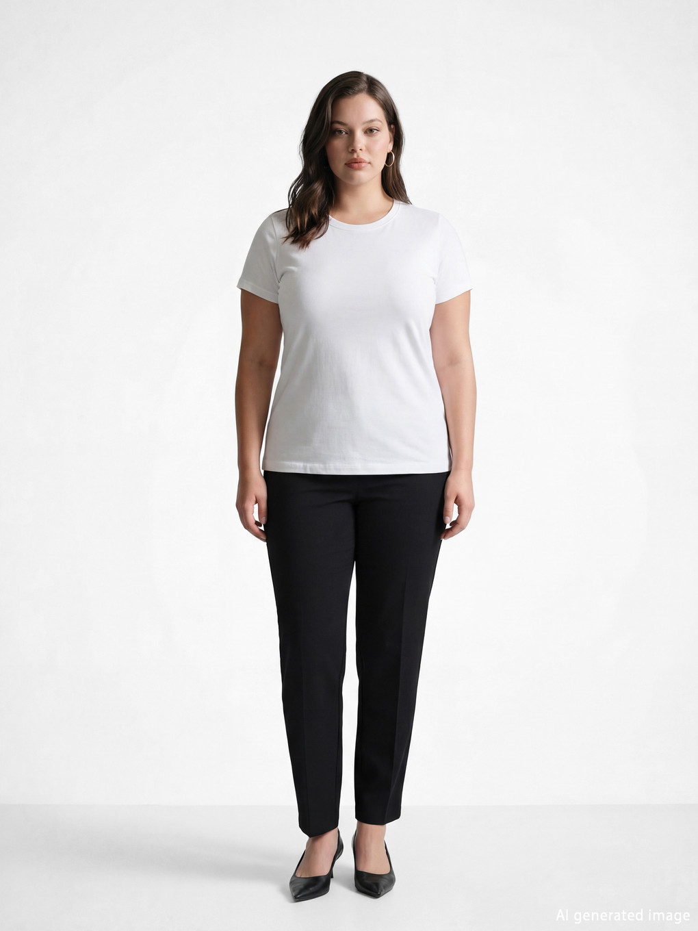 Pantalon Taille Élastiquée Coupe Carotte Pour Femmes-1