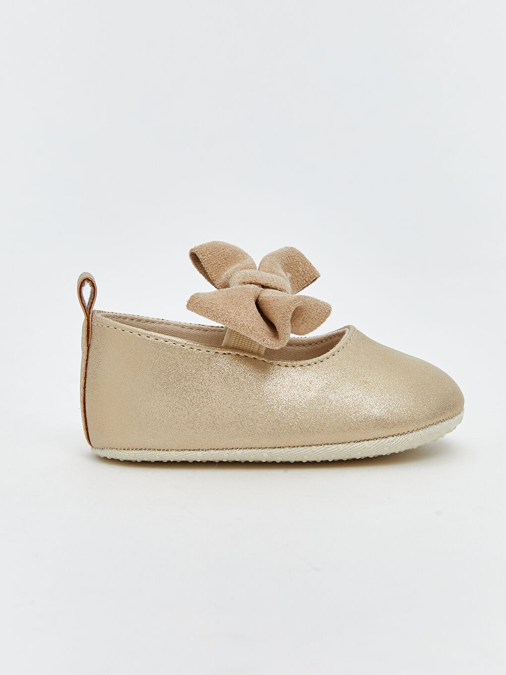 Faux Leather Baby Girls' Ballet Flats-1