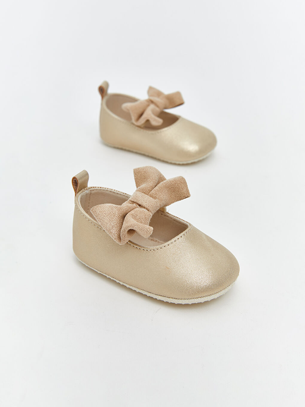 Faux Leather Baby Girls' Ballet Flats-2