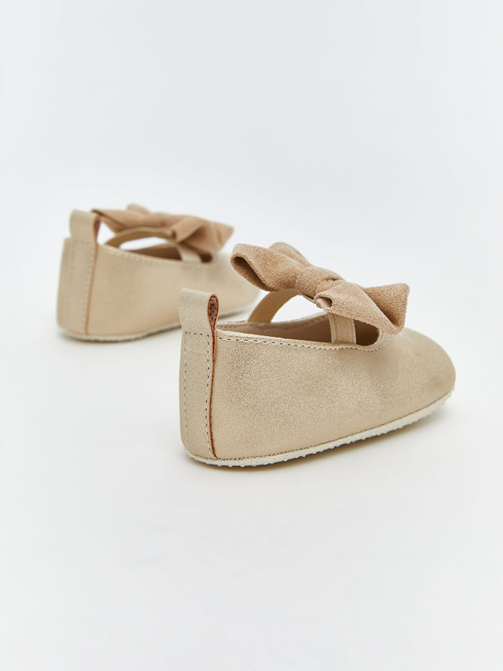 Faux Leather Baby Girls' Ballet Flats-4