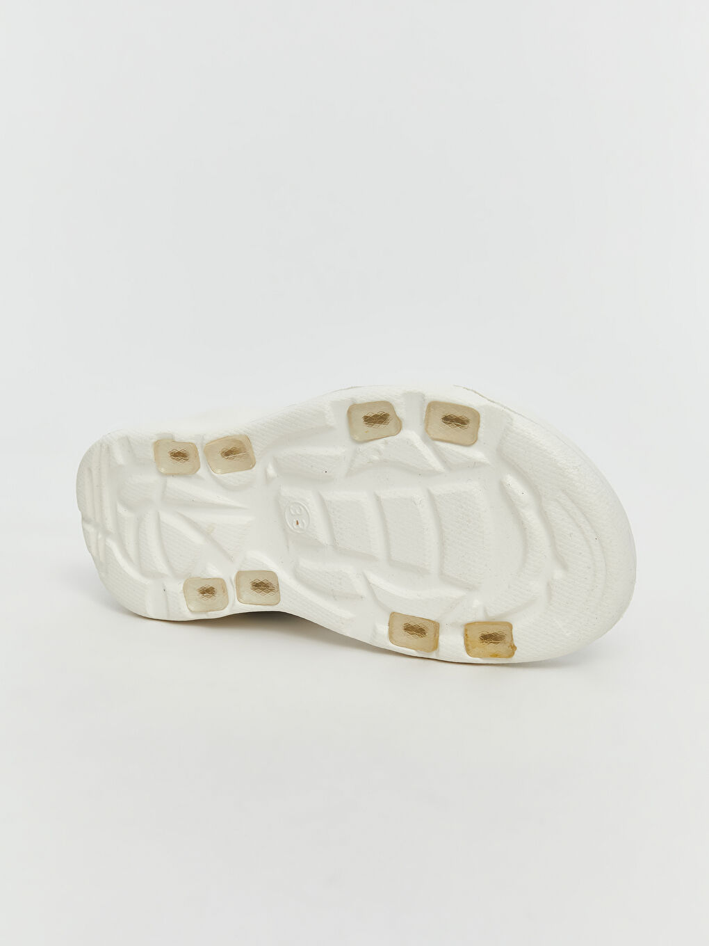 Bej Baskılı Cırt Cırtlı Kız Çocuk Sandalet-3