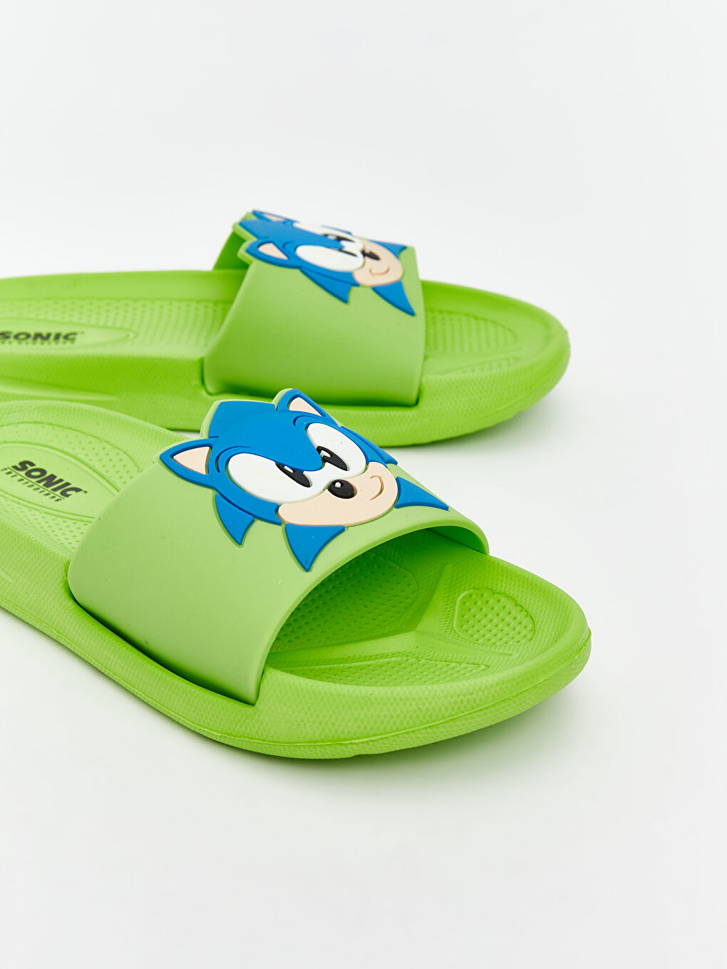 LCW STEPS Yeşil Sonic Baskılı Erkek Bebek Terlik - 2