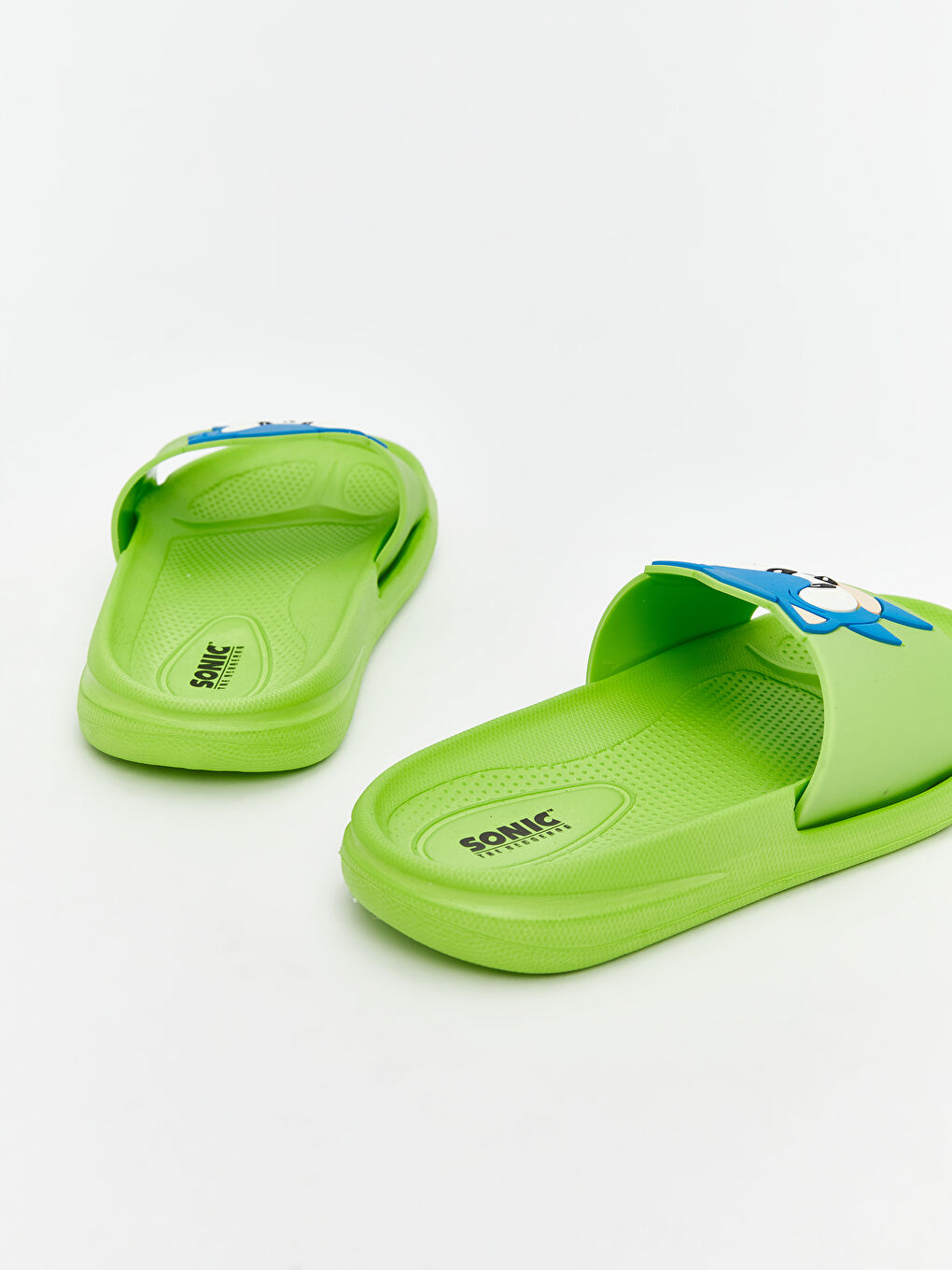 LCW STEPS Yeşil Sonic Baskılı Erkek Bebek Terlik - 4