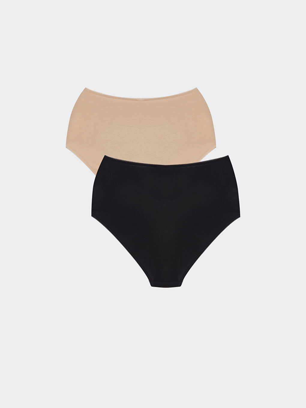 Lace Detailed Classic Knickers 2 Pack-2