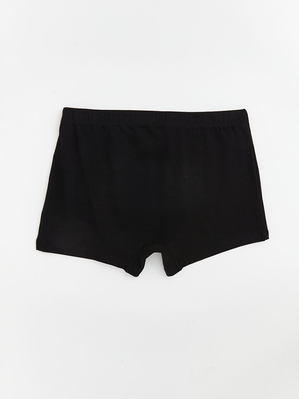 Siyah Beli Lastikli Düz Boxer Külot-1
