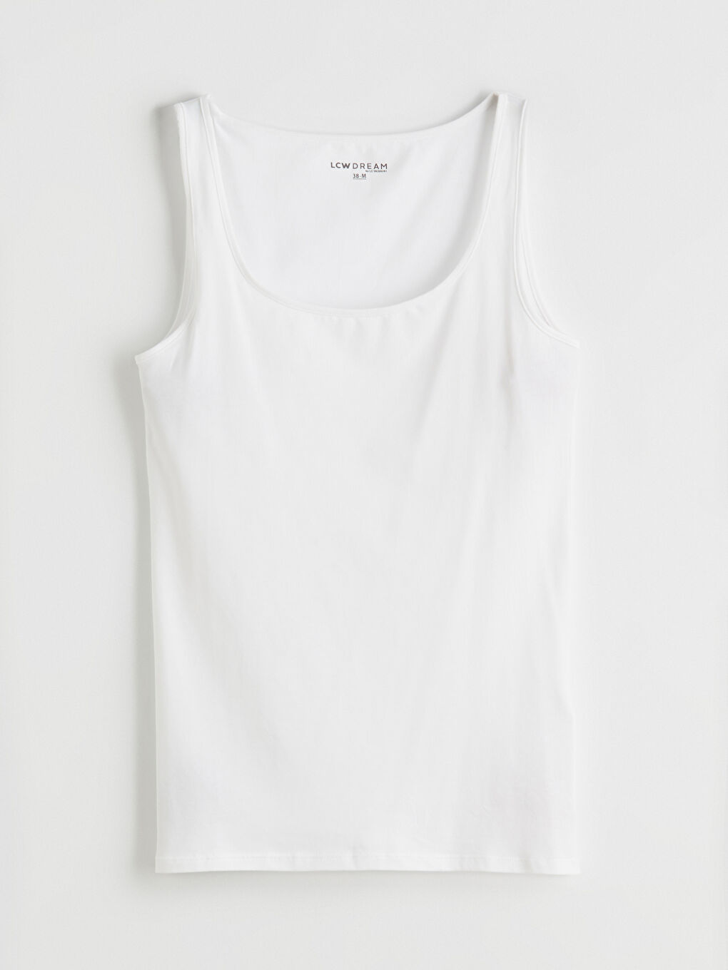 Beyaz U Yaka Kadın Atlet-4