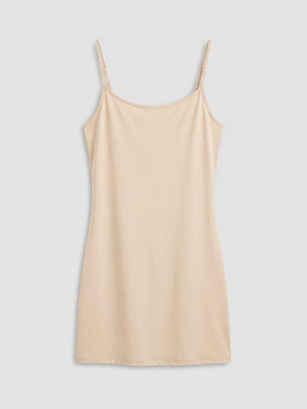 Pembe U Yaka İp Askılı Kadın Jüpon