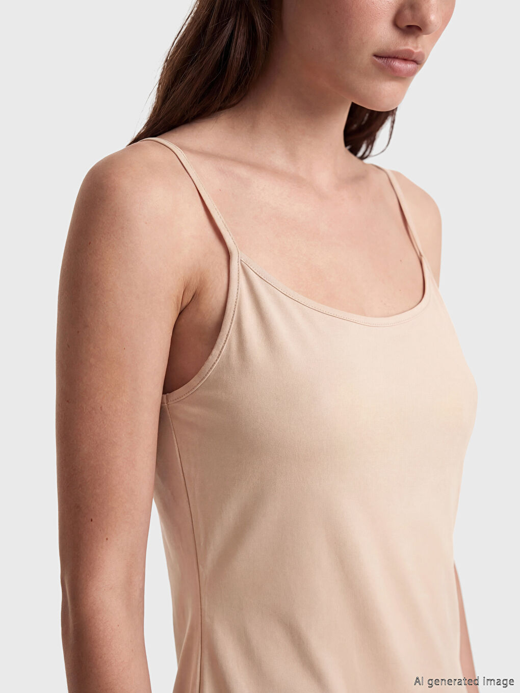 U-Neck Strappy Women's Slip-2