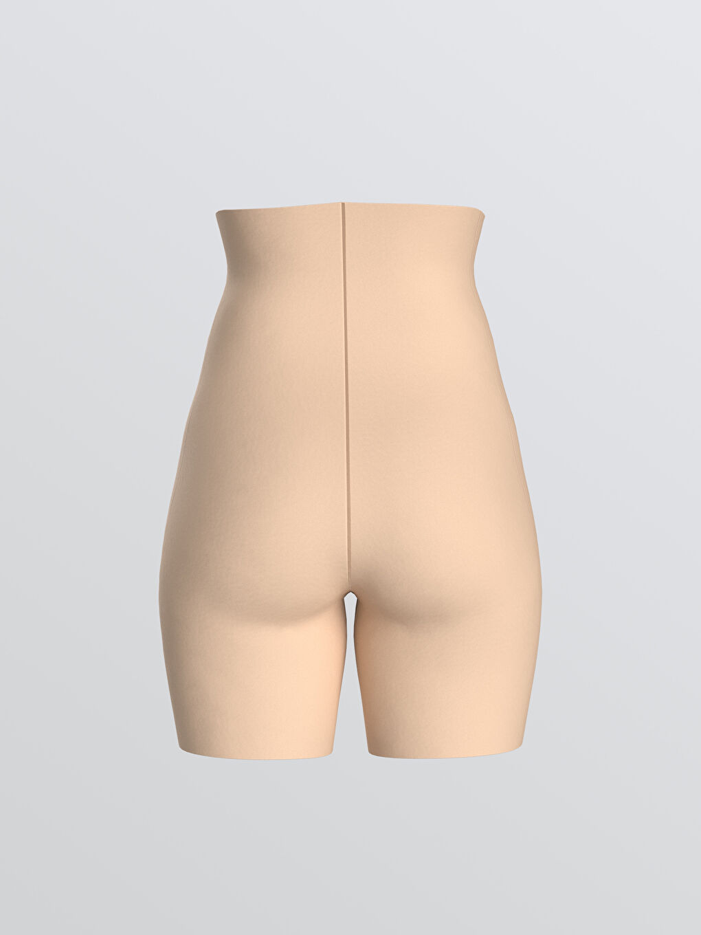 Pembe Yüksek Bel Düz Külot Korse-1