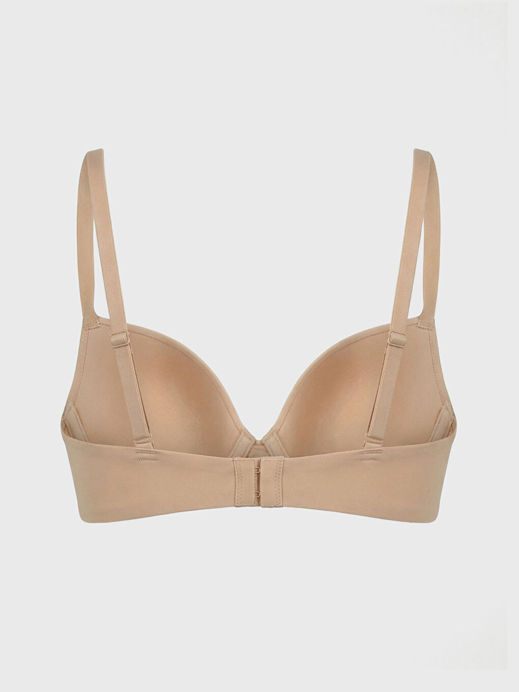 Pembe Balenli Yarım Dolgulu Düz Tişört Sütyen	-1