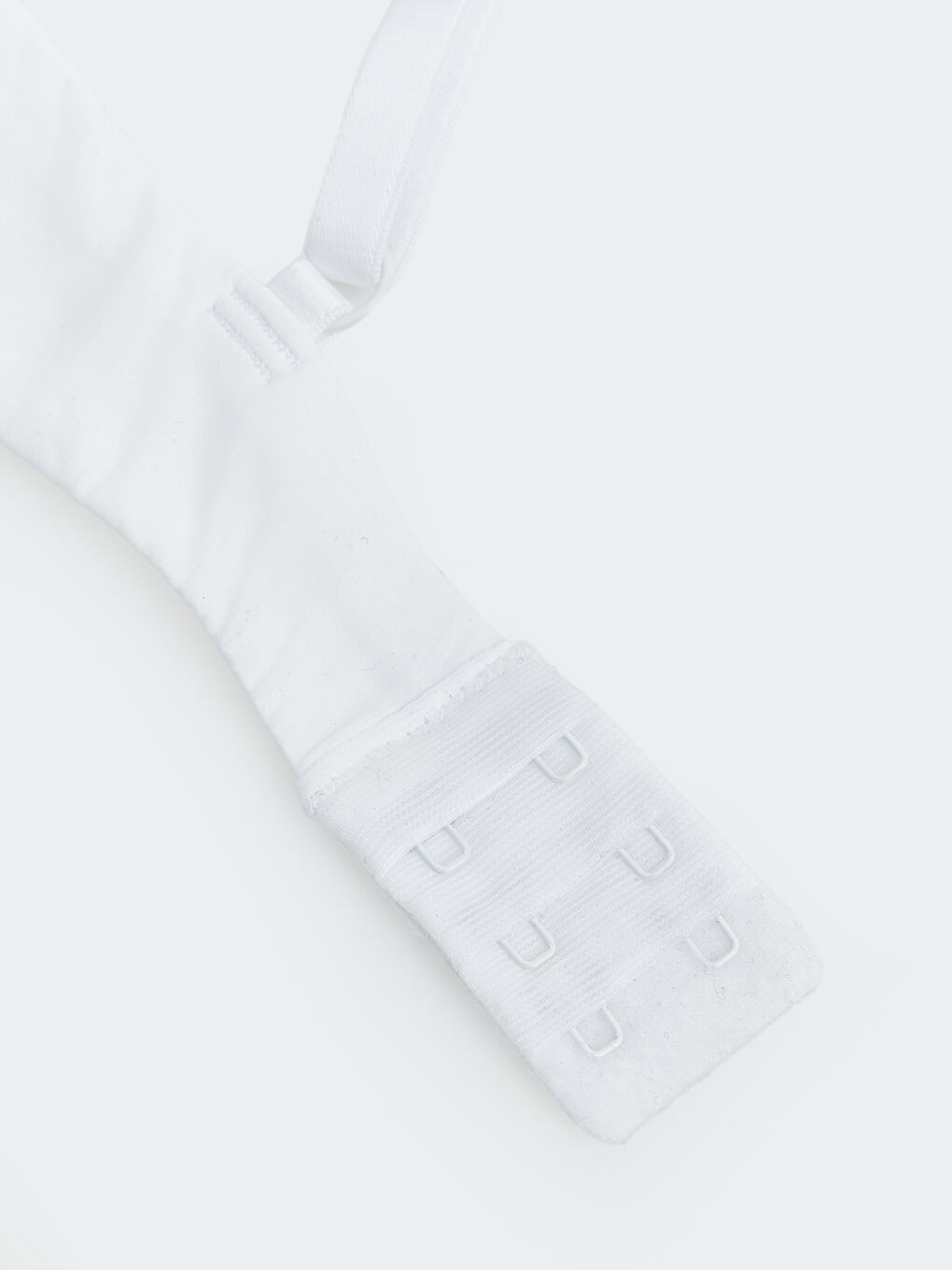 Beyaz Balenli Yarım Dolgulu Düz Tişört Sütyen-2