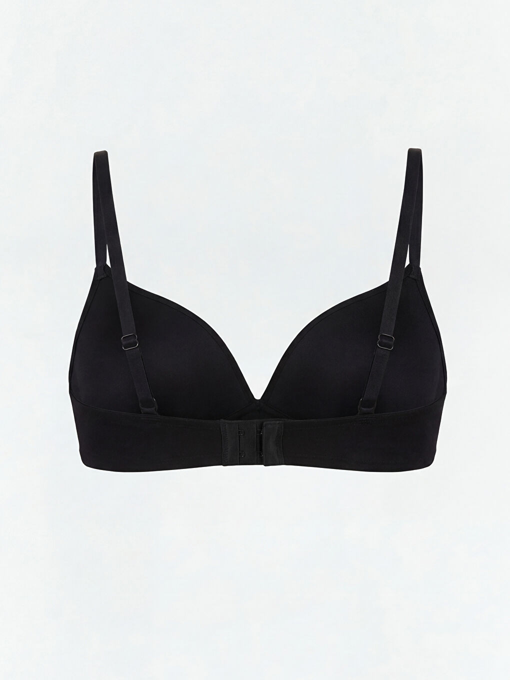 Siyah Balensiz Dolgusuz Düz Üçgen Sütyen	-1