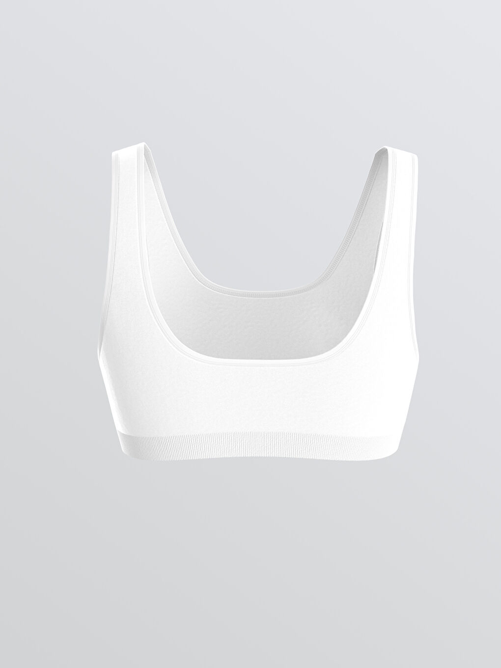 Sutien sport și bustieră sport ALB Femeie-1