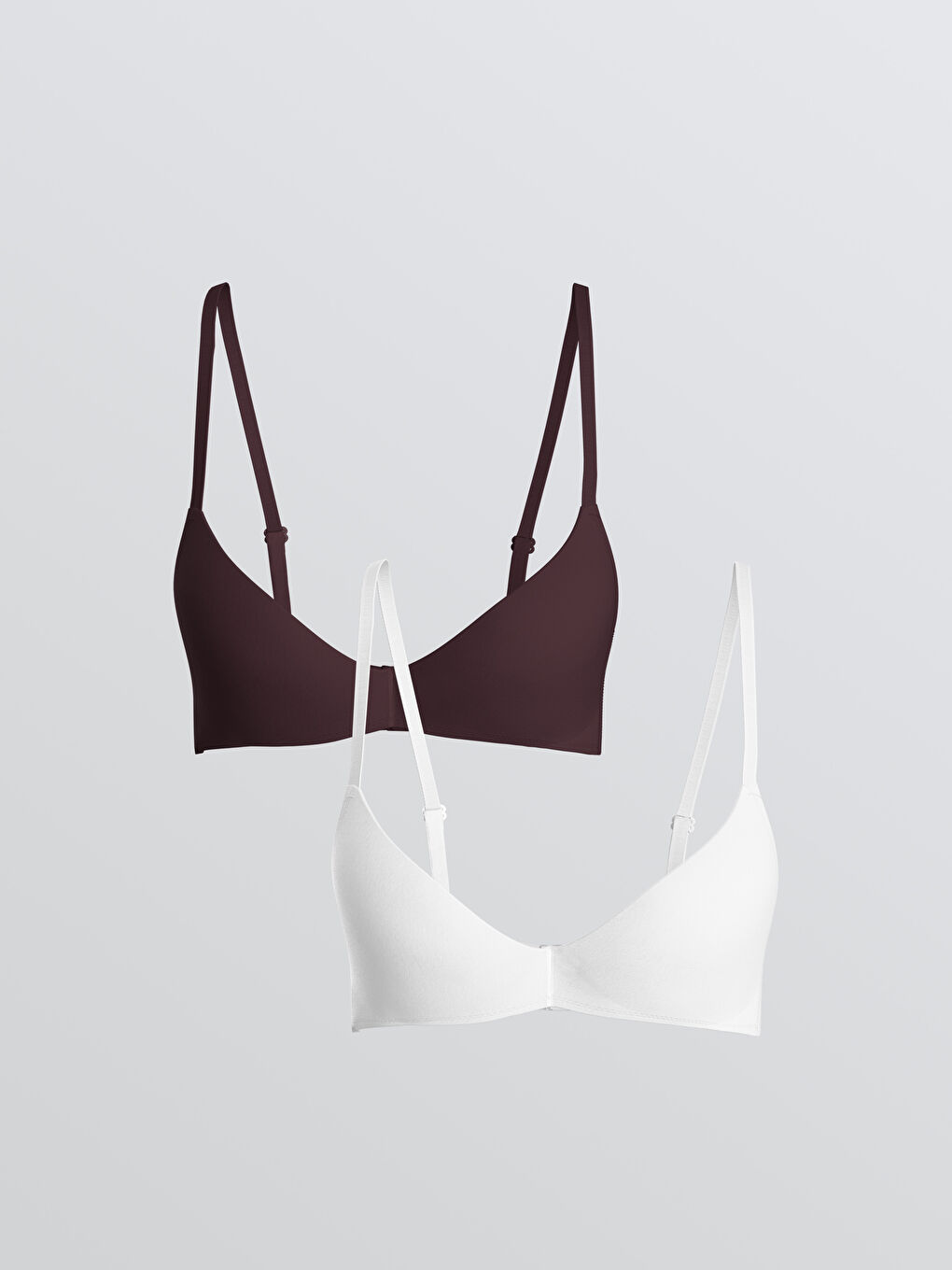 Pembe Kadın Üçgen Sütyen 2'li Paket