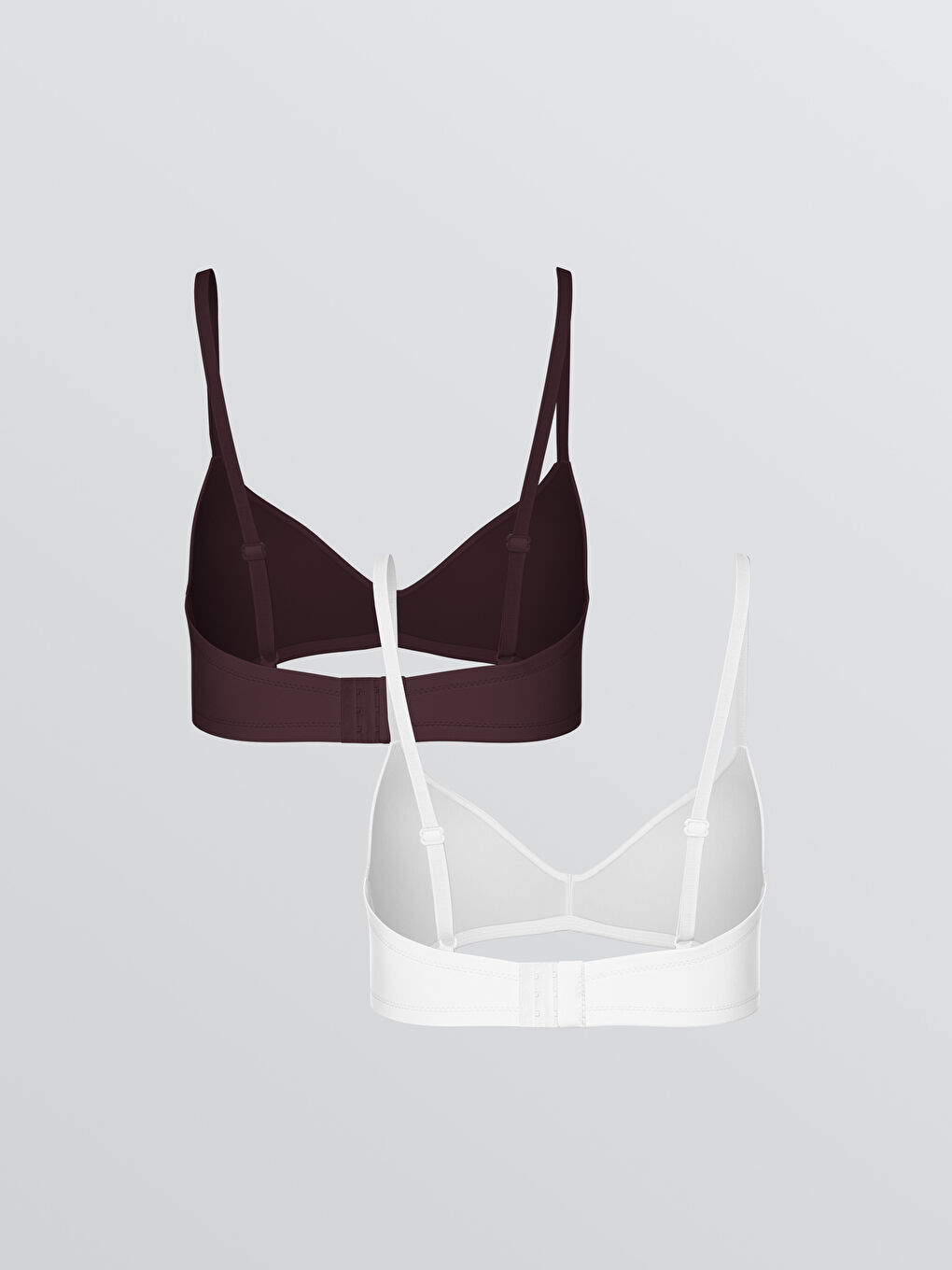 Pembe Kadın Üçgen Sütyen 2'li Paket-1