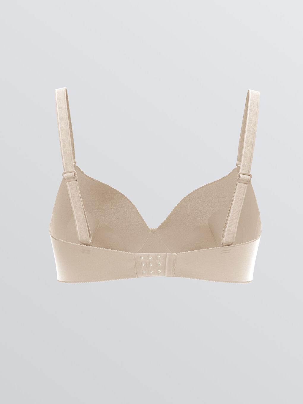 Pembe Balensiz Yarım Dolgulu Düz Tişört Sütyen	-1